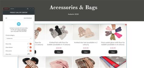 product image gallery.